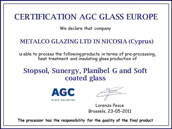 agc certificate